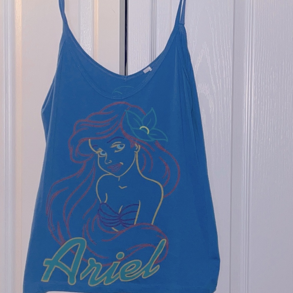 LAST CHANCE: Medium Disney Ariel Spaghetti Strap Tank